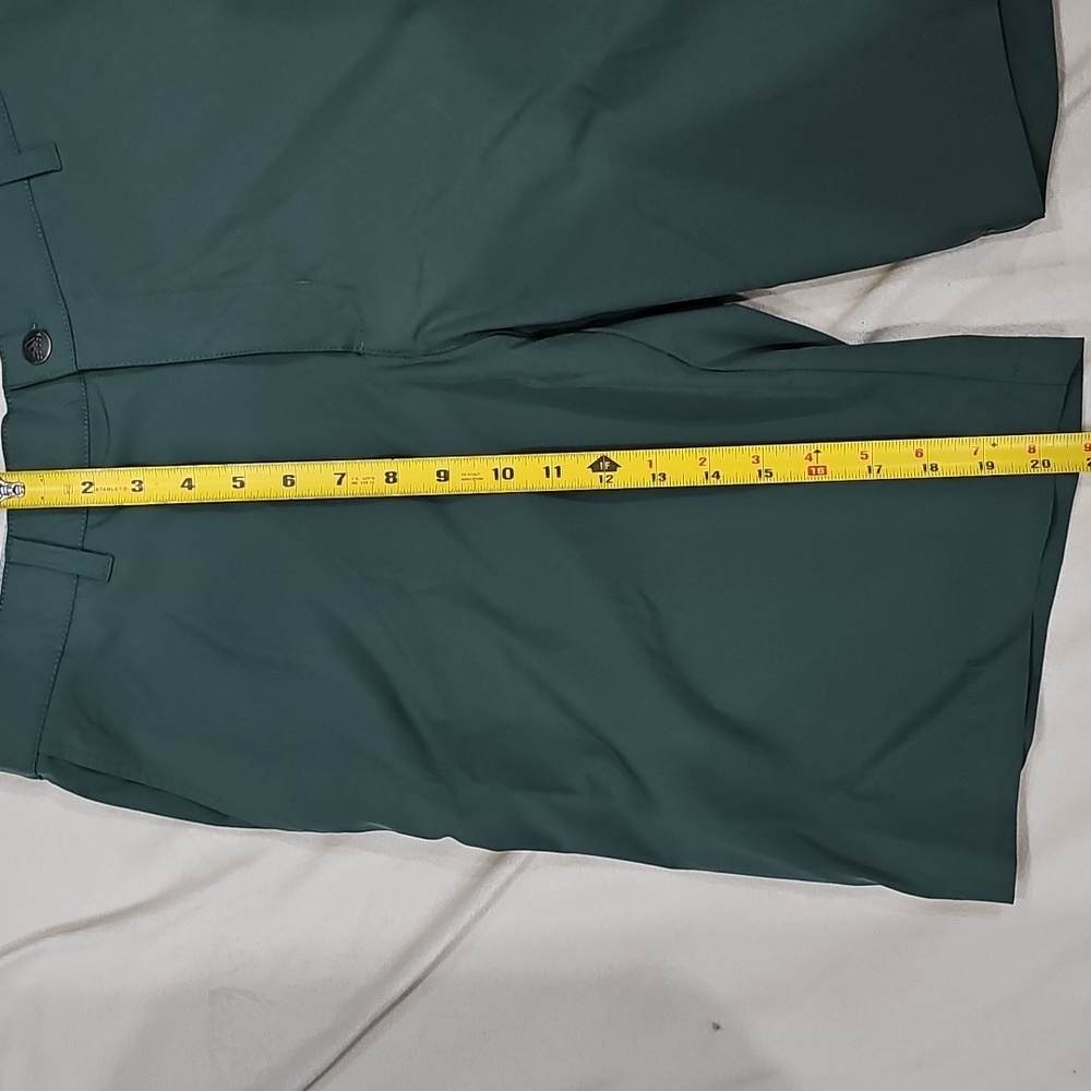 adidas Green Flat Front Men's Shorts